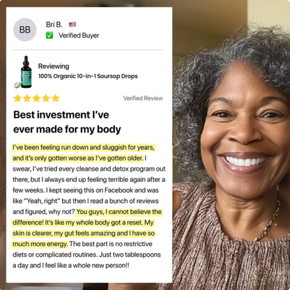 100% Organic 10 in 1 Soursop Drops